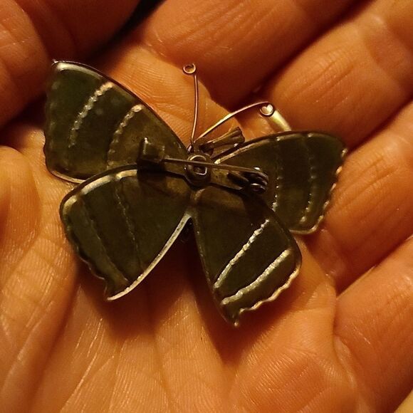Vintage sparkle butterfly brooch - Picture 5 of 7